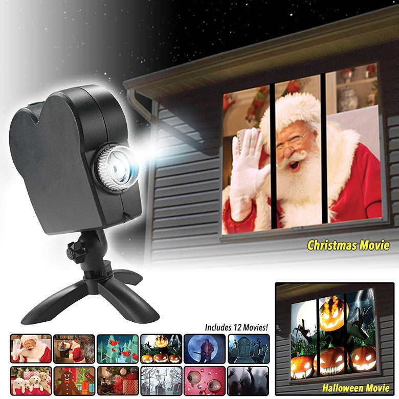 Christmas Laser Projector 12 Movies
