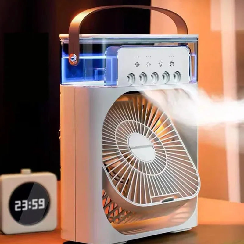 Portable LED Misting Cooling Fan