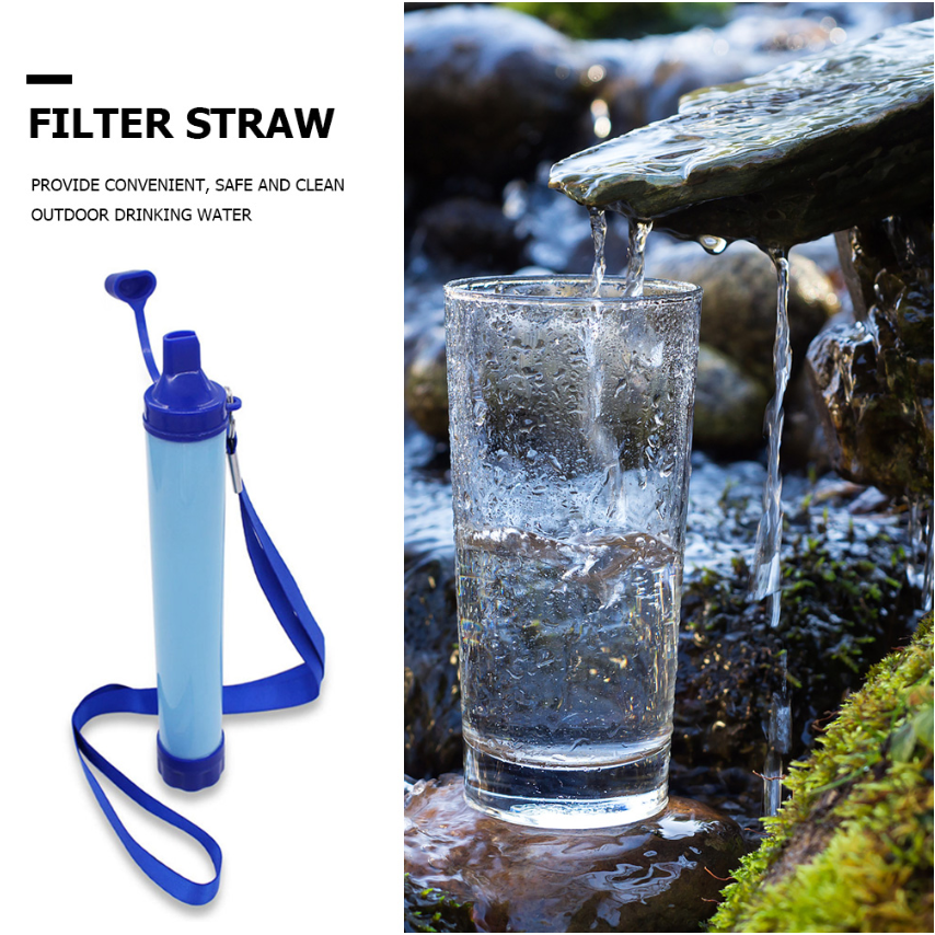 Emergency Outdoor Water Filter Straw