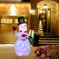 Christmas LED Inflatable Santa Tree Snowman & Gingerbread Man