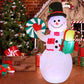 Christmas LED Inflatable Santa Tree Snowman & Gingerbread Man