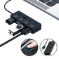 USB 2.0 HUB Multi Splitter 4 Expander Power Adapter