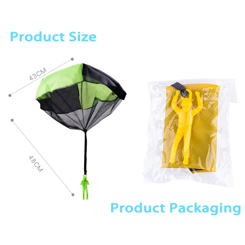 Hand Throw Mini Soldier Parachute Toy