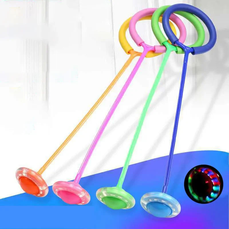 Kids  Flash Jumping Rope Swing Ball