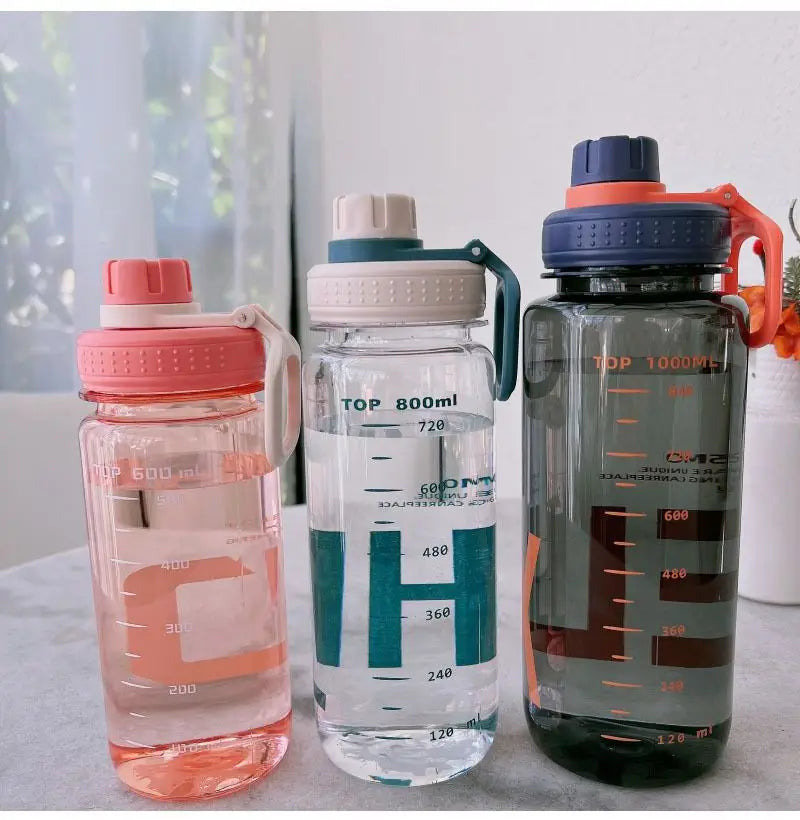 0.8L/1L Large Capacity Water Bottle