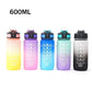 600ML Colorful Sports Water Bottle