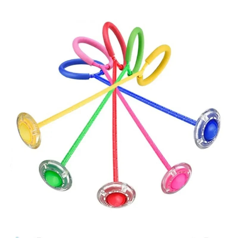 Kids  Flash Jumping Rope Swing Ball