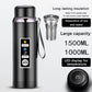 600-1500ml Stainless Steel Thermos Bottle LED Temperature