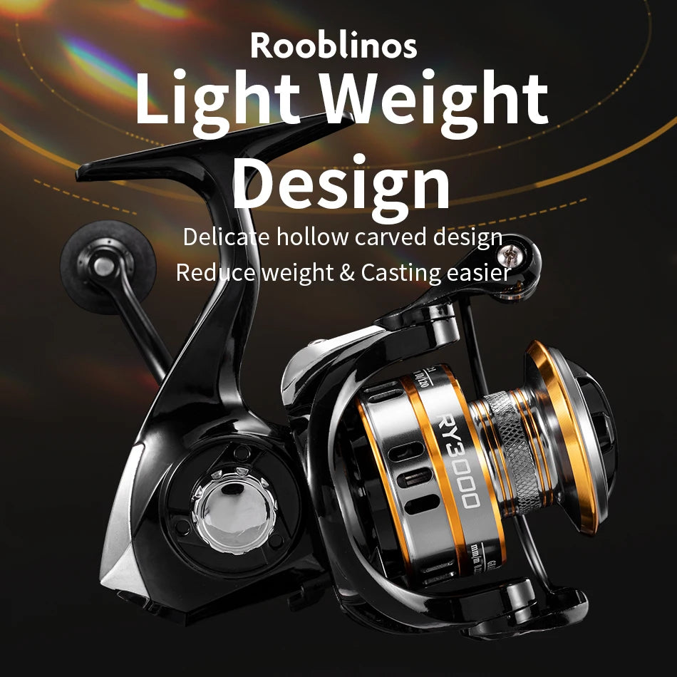 ROOBLINOS RY Spinning Reels Saltwater Freshwater Fishing Reel