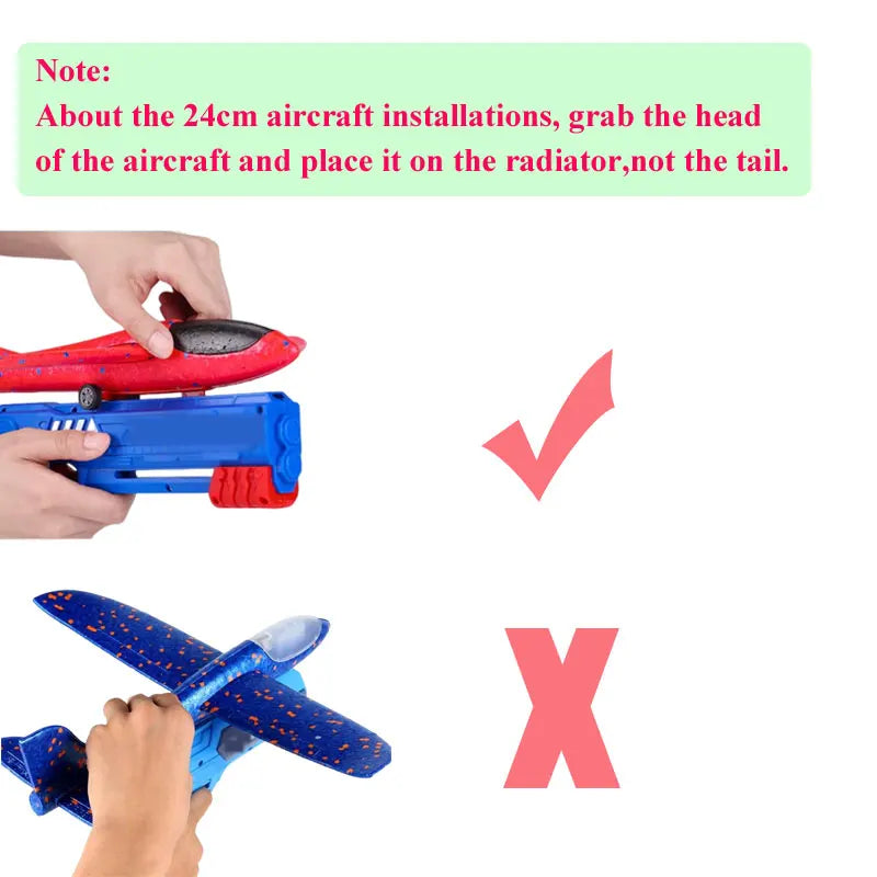 Kids Foam Plane Launcher