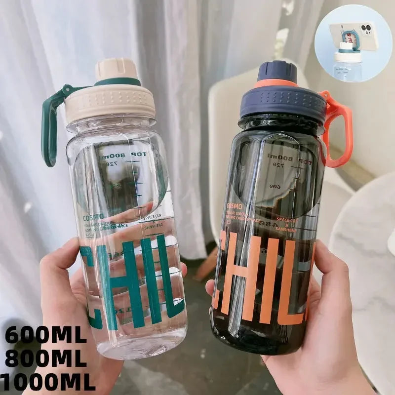 0.8L/1L Large Capacity Water Bottle