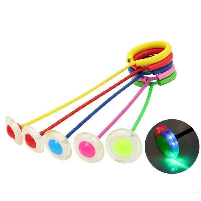 Kids  Flash Jumping Rope Swing Ball