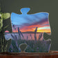 Puzzle Beach Sunset Plaque