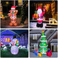 Christmas LED Inflatable Santa Tree Snowman & Gingerbread Man