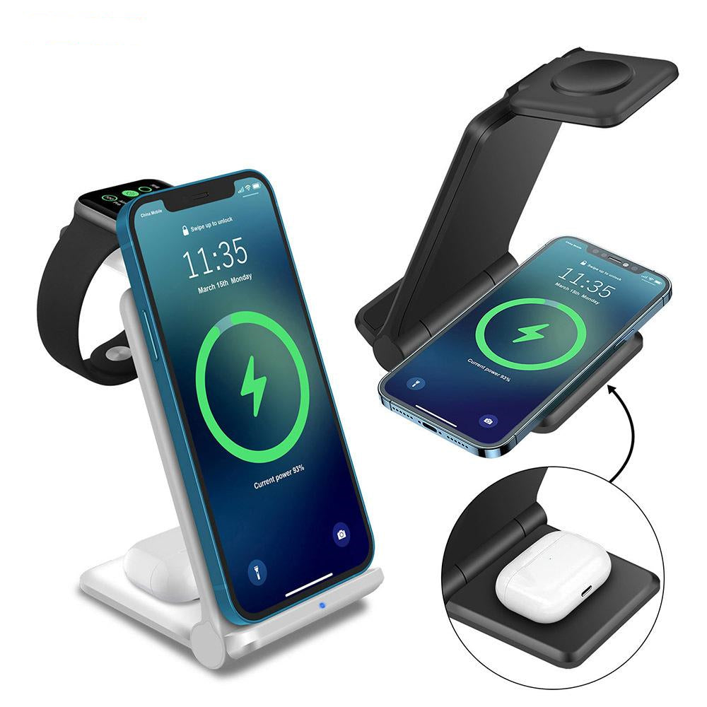 3 In 1 Fast Wireless Charging Station Stand