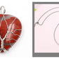 Peach Heart-shaped Lovers Pendant Natural Crystal Tree Of Life Necklace
