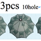 Strengthened 4-20 Holes Automatic Fishing Net Shrimp Cage Nylon Foldable Fish Trap Cast Net Cast Fold Crab Trap Fishing Network