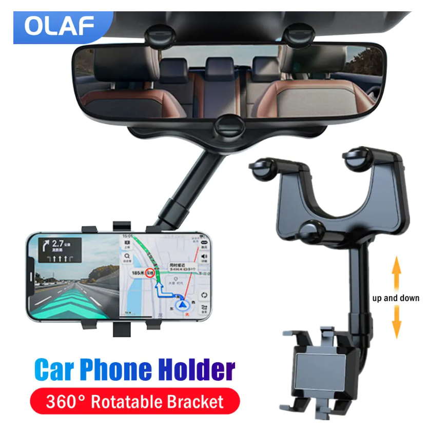 360° Rotatable Car Smart Phone Holder