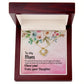 14K White Gold Mothers Day Love Knot Necklace