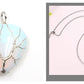 Peach Heart-shaped Lovers Pendant Natural Crystal Tree Of Life Necklace