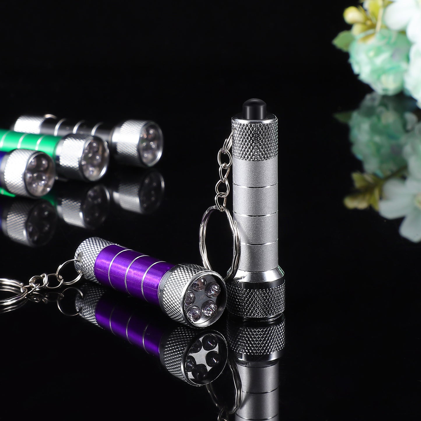 Mini Keychain Light Emergency Night Light Camping Flashlight Portable LED Torch Aluminum Keyring